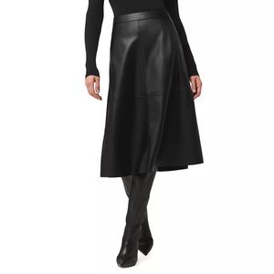 2023 Joe’s Jeans Faux Leather Midi Skirt